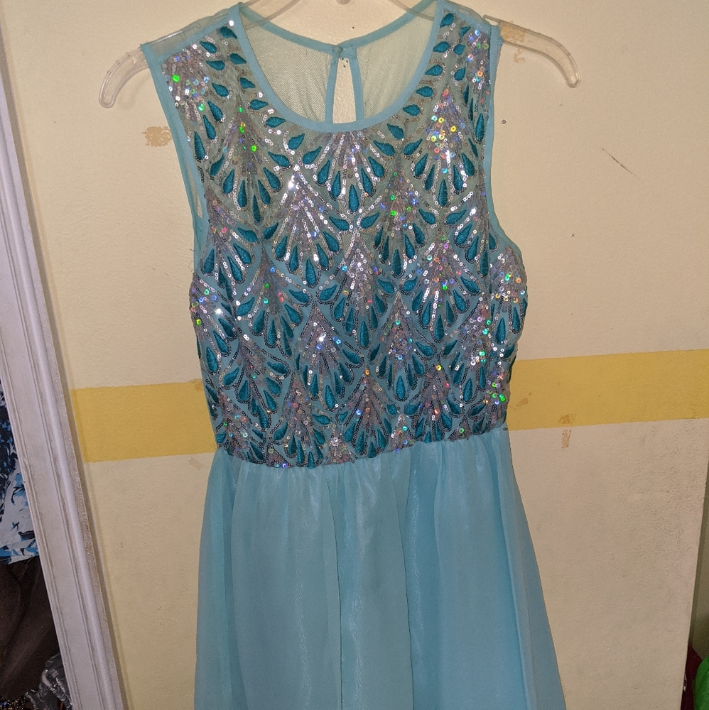 Sparkly semi-formal dress